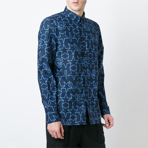 givenchy/纪梵希 男士 纯棉 五角星印花 衬衫 al