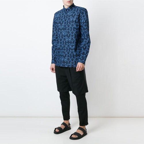 givenchy/纪梵希 男士 纯棉 五角星印花 衬衫 al