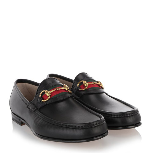 gucci/古驰 男士 牛皮 经典马衔扣装饰 商务鞋 al