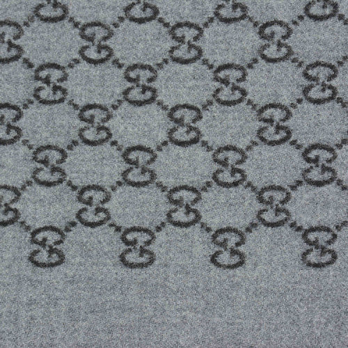 gucci/古驰 羊毛 经典logo花纹 围巾 br