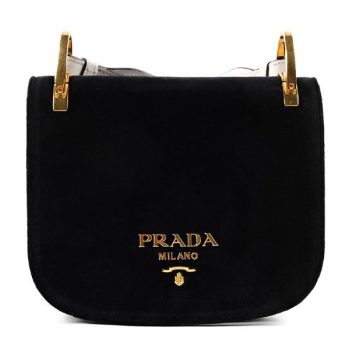 prada/普拉达 女士 小牛皮 logo点缀 单肩包 sp