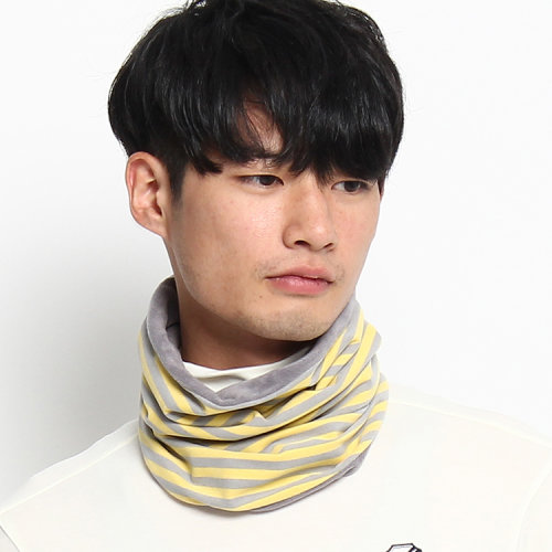 adabat 2015aw 男士涤纶条纹针织脖套09807152