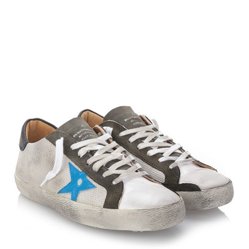 GoldenGoose,golden goose中国门店 golden goose/golden goose 男士 真皮 时尚五角星装饰 运动鞋 al