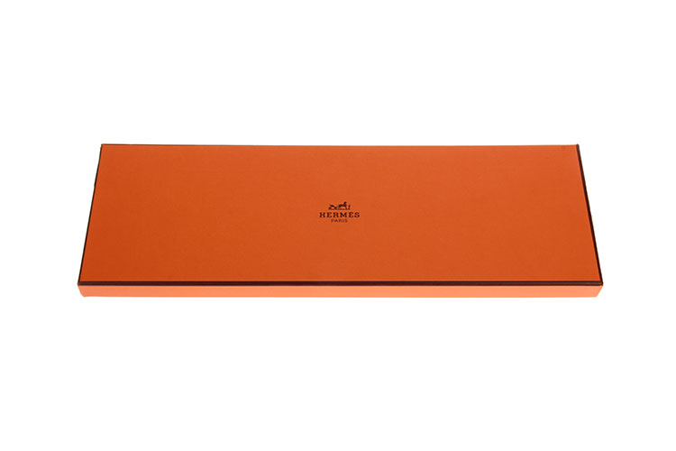 hermes(爱马仕) 藏青色底淡蓝/白logo领带
