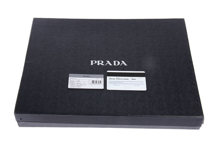 prada(普拉达) 黑色尼龙公文包