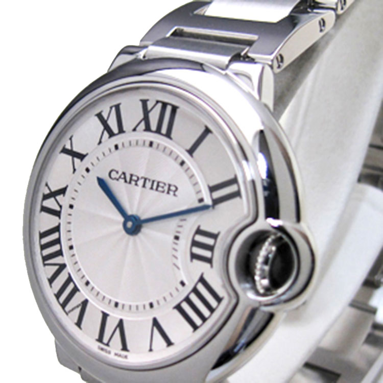 cartier/卡地亚/蓝气球石英表中号中性表/w69011z4