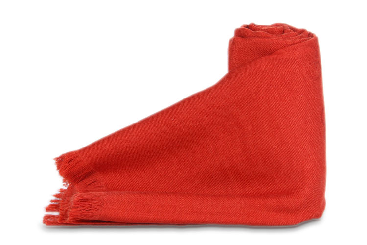 GUCCI(古驰) 砖红色羊毛围巾【正品 价格 图片