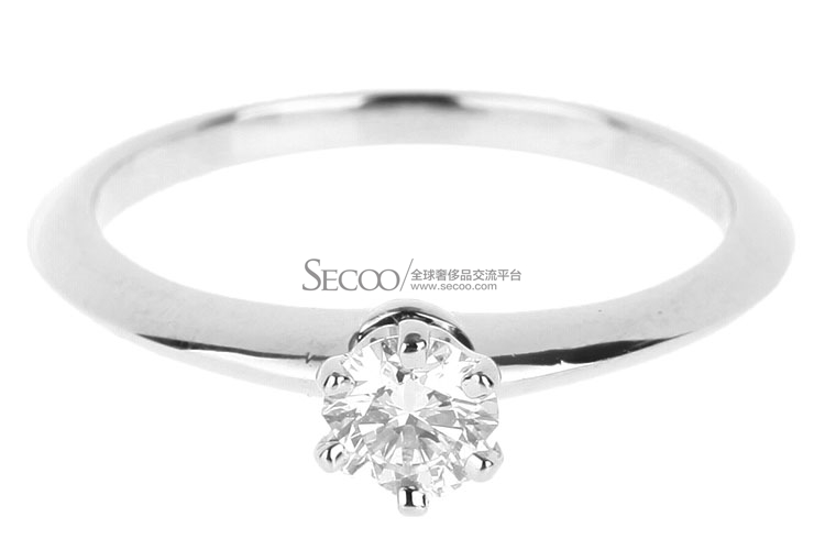(蒂芙尼) 铂金钻戒0.31ct 50