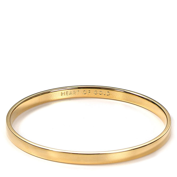 【kate spade(凯特·丝蓓)女士"heart of gold"镀金