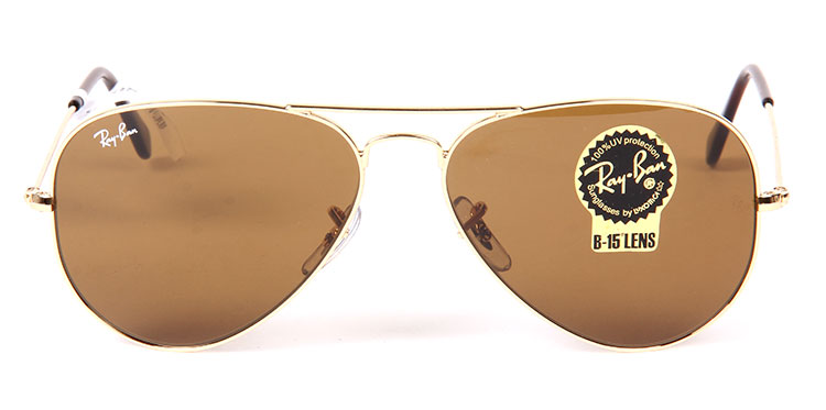 ray-ban(雷朋) 金框棕色镀膜太阳镜