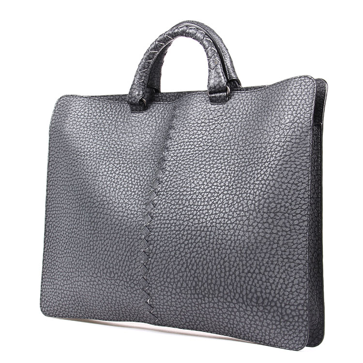 bottega veneta(葆蝶家) 铁灰色皮质公文包