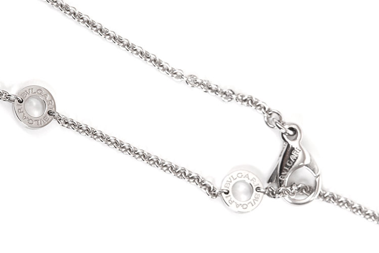 Bvlgari(宝格丽) M慈善款纯银黑色玛瑙项链坠