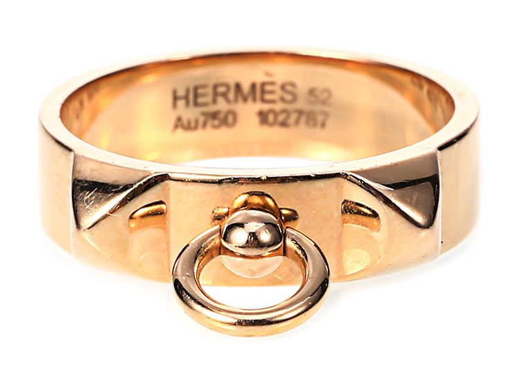 什么hermes(爱马仕 18k玫瑰金cdc戒指52#好 hermes(爱马仕 18k玫瑰