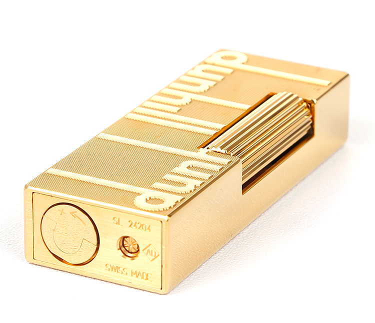 dunhill(登喜路 m金色logo打火机