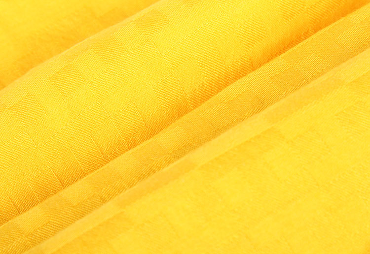 hermes(爱马仕) 黄色纯色丝巾90