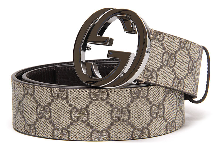 腰带】gucci(古驰 银色双g logo pvc腰带 100【正品 价格 图片】