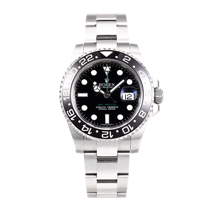 rolex/劳力士格林尼治型ii系列男式自动机械腕表116710ln