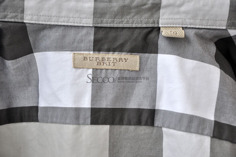 怎么买burberry(博柏利 灰色经典格纹长袖衬衣 xxl#_,burberry