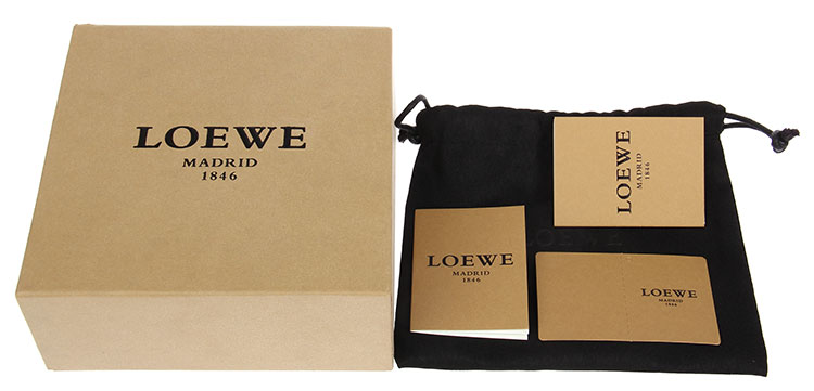 loewe(罗意威) 桃红色皮质经典logo银扣腰带80