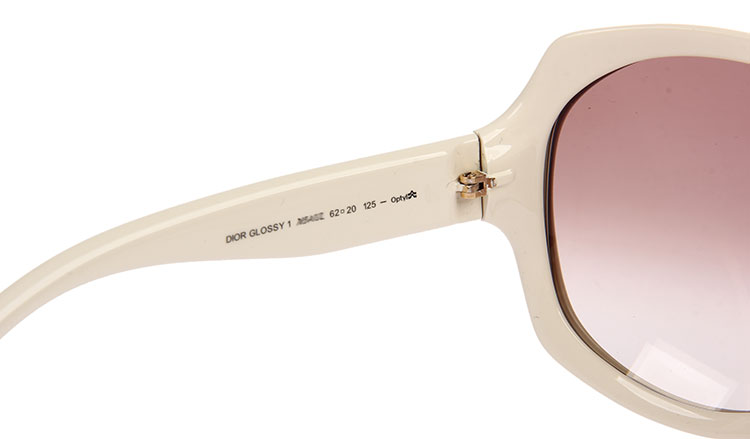 DIOR(迪奥) 白框茶色渐变太阳镜【正品 价格 图片】寺库