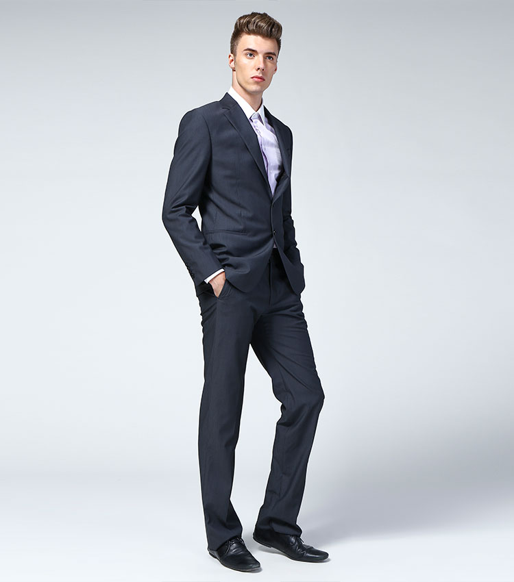 【armani阿玛尼 男士西装】armani collezioni深灰色