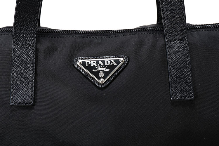 prada(普拉达#黑色尼龙两用包