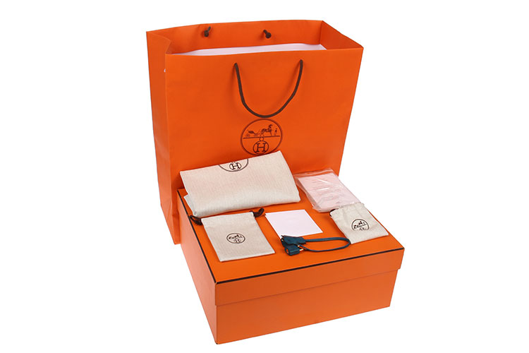 hermes(爱马仕) 蓝色鸵鸟皮手提包birkin30