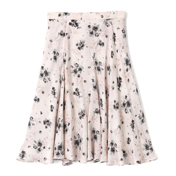 maison de reefur antique flower print escargot skirt 女士印花