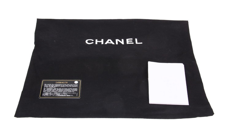 chanel(香奈儿) 黑色皮质金链单肩包