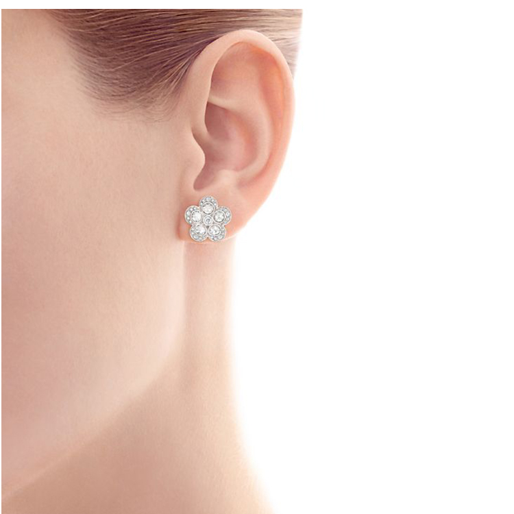 tiffany & co.(蒂芙尼)铂金钻石耳环25602722