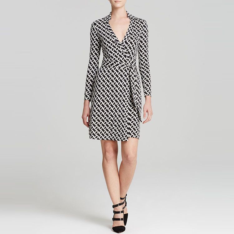 买diane von furstenberg/dvf 连衣裙1104567 2 黑格色要注意什么