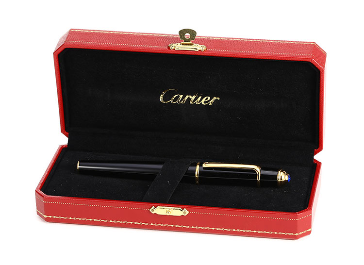 【cartier(卡地亚) 黑色签字笔】价格,图片,正品 –