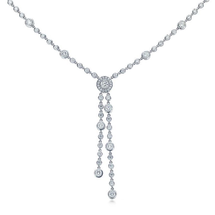 tiffany & co.(蒂芙尼)铂金钻石项链22231839