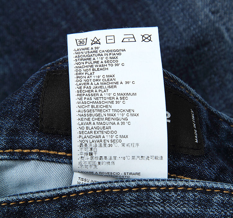 dsquared2/d二次方男士logo牛仔裤 蓝混色470 bls 48