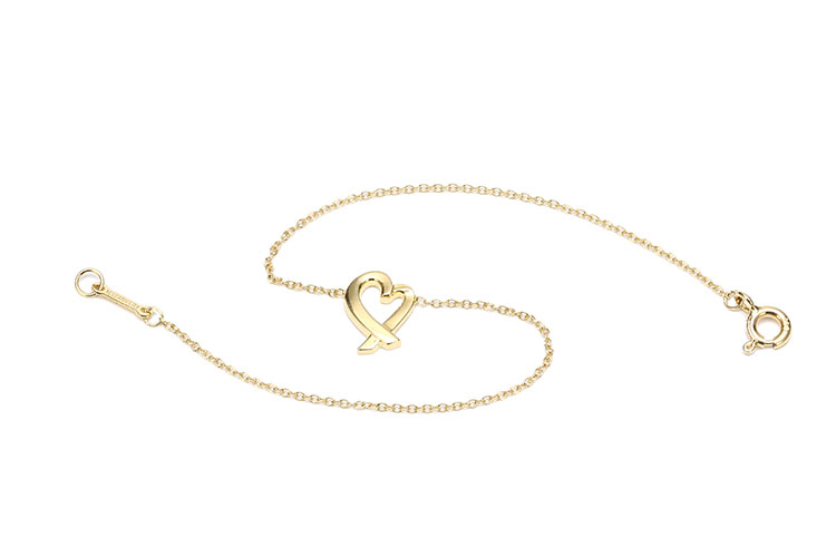 tiffany曲别针手链,tiffany手链 tiffany & co.(蒂芙尼) 18k黄金爱心手链