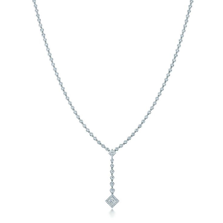 tiffany & co.(蒂芙尼)铂金钻石吊坠项链27632661