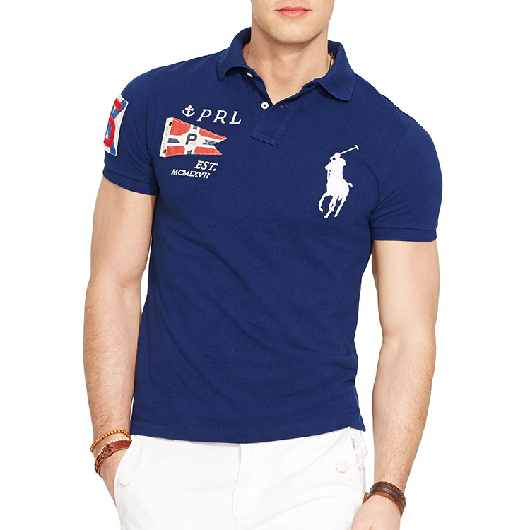 ralph lauren/拉夫劳伦男士俱乐部网polo衫1279902 xl 深蓝色