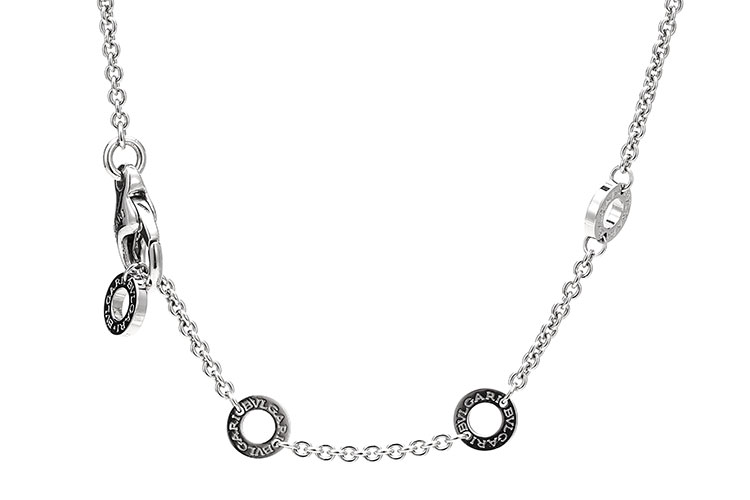 Bvlgari(宝格丽) 18k白金镶钻项链
