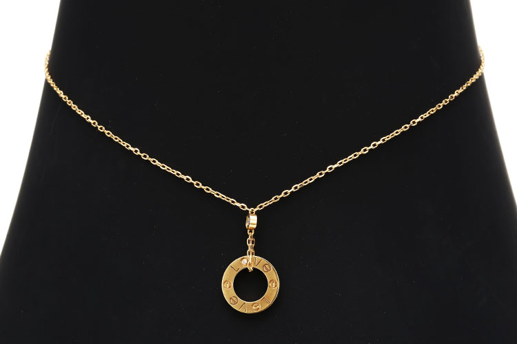 cartier(卡地亚) love系列18k黄金项链