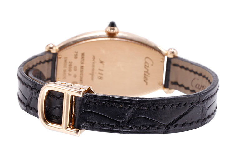 cartier(卡地亚 酒桶型系列女士手动机械腕表w1555551