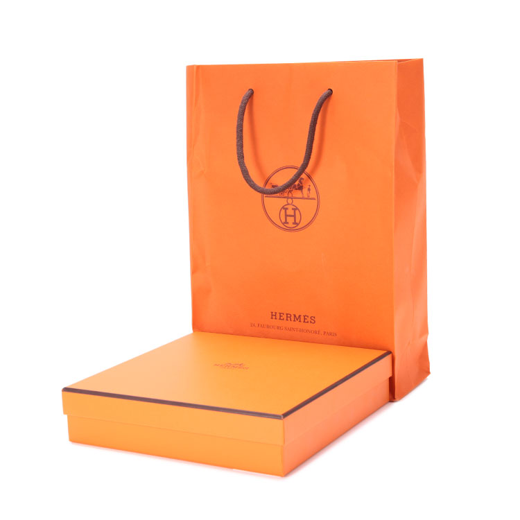 hermes(爱马仕 亮面银h扣黑/棕两面皮质腰带90