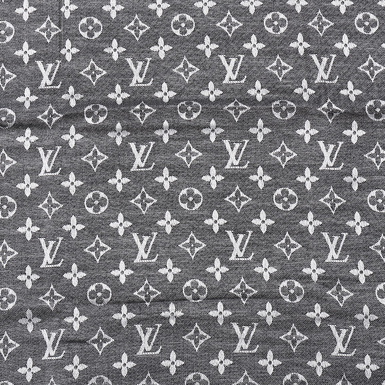 louis vuitton logo,celine logo louis vuitton(路易威登) #灰/白色logo图案羊毛围巾