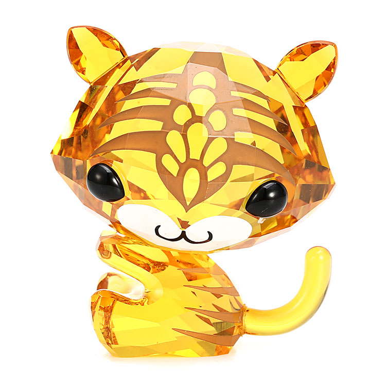 swarovski(施华洛世奇) #十二生肖之金色水晶虎摆件