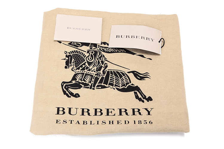 burberry(博柏利) 卡其色帆布配皮单肩包