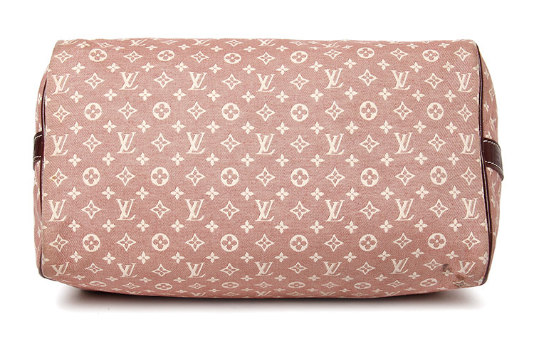 louis vuitton(路易威登) 灰粉色帆布两用包speedy 30