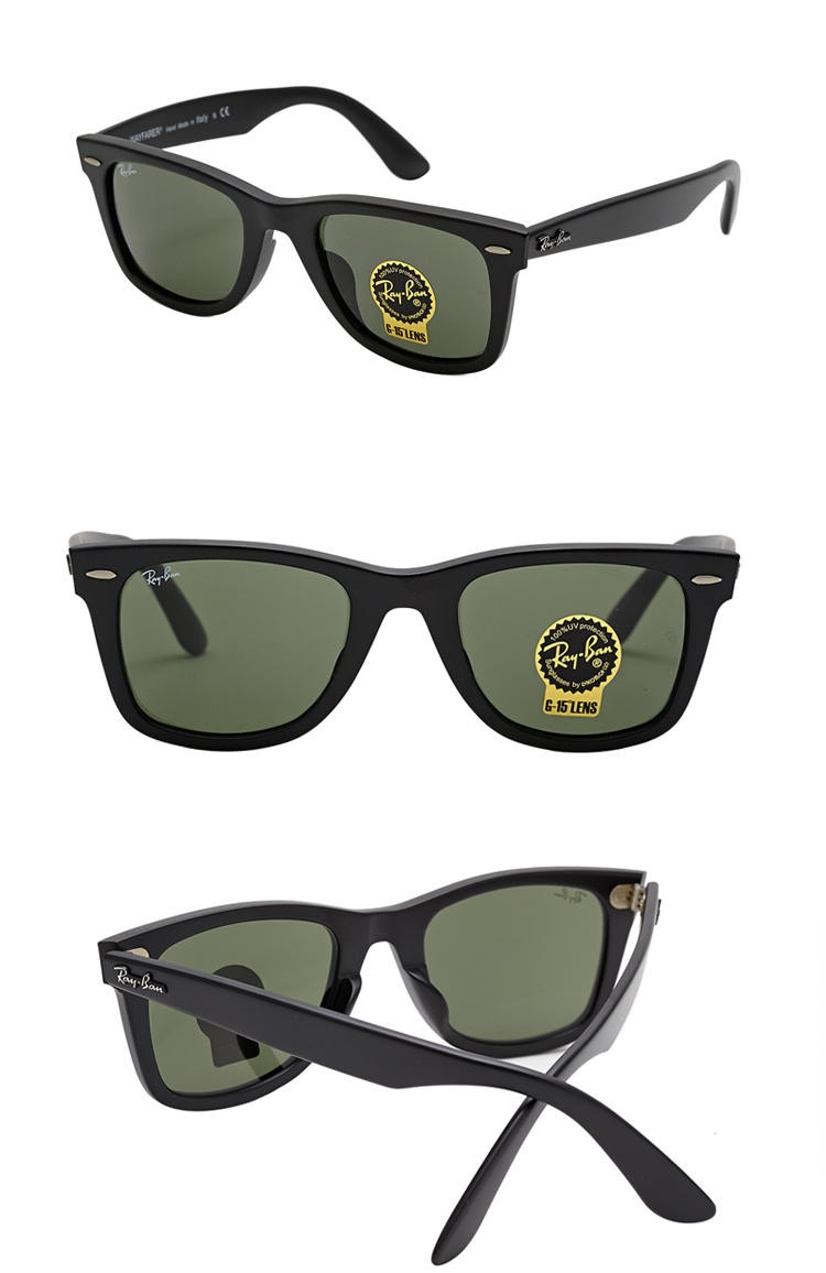 【ray-ban雷朋 眼镜】ray-ban雷朋太阳镜 rb2140-f 901-s-52磨砂黑框