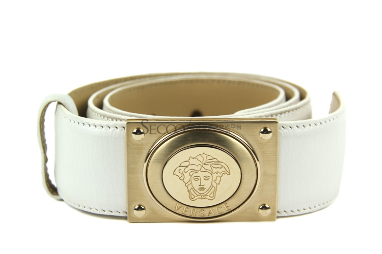 <em>Versace</em> <em>范思哲</em> 象牙白<em>女士</em>腰带75cm【正品 价