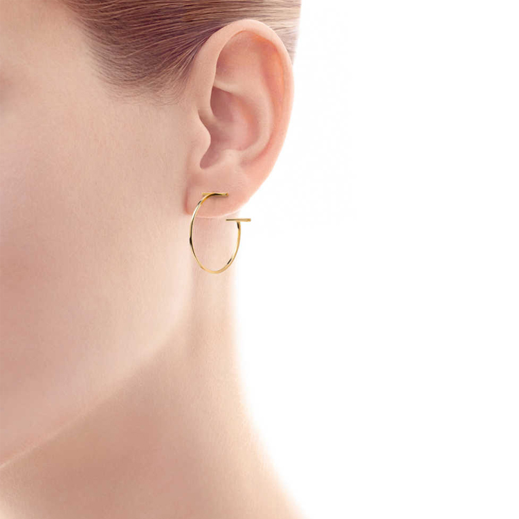 tiffany & co./蒂芙尼 tiffany t 线圈耳环