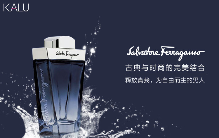 ferragamo/菲拉格慕 蓝色经典男士淡香水100ml