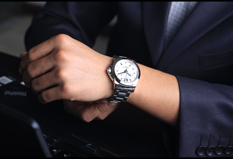 longines/浪琴康卡斯系列男式石英腕表l3.660.4.76.